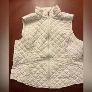 VanHeusen Quilted Vest XL Cream
